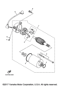 XV250 Стартер