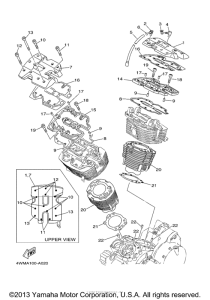 XV1600ARC Цилиндры