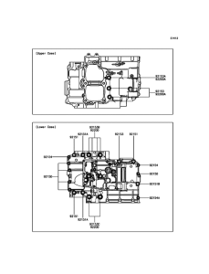 ER650 Болты крепления картера