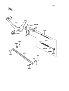 KE100 Педаль тормоза