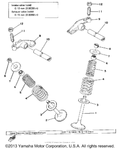 SR500E Valve - rocker arm