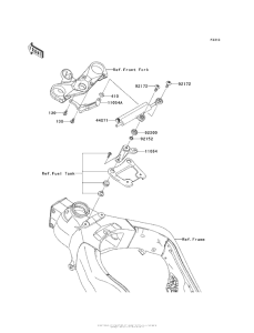 ZX1000 Демпфер рулевой