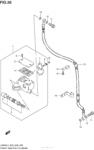 LS650 Главный тормозной цилиндр