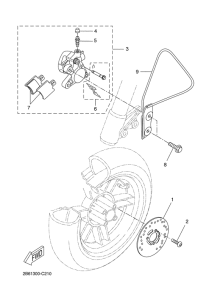 CW50L Передний суппорт