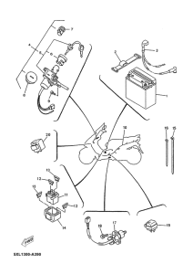 YP125E Электрика 2