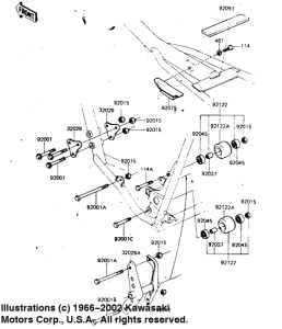 KDX175 Рама ,крепежные детали