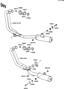 ZX600 Глушитель