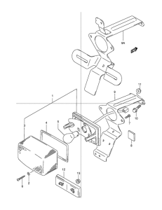 PV50 Задний комбинированный сигнал