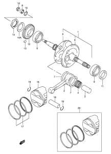 AN400 Вал коленчатый
