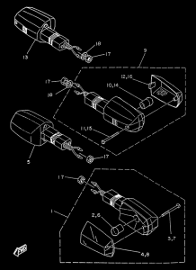 TZR50 - clignotant