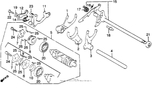 CB900 Вилка переключения передач