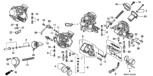 VFR750F Carburetor assy