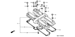 CBX750P2 Крышка головки цилиндров