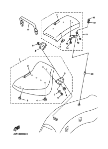 XVS650 Пружина