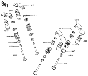 ZG1200 Rocker arms / valves