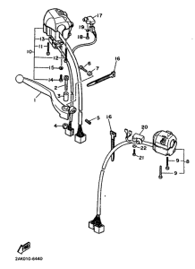 FZX750 Handle switch. lever