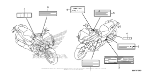 CTX700 DCT Лейбл предостережения