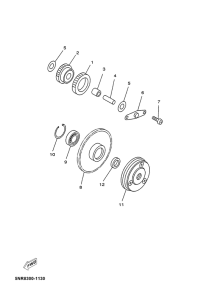 YP125D Стартер