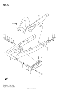 GW250 Rear Swingingarm