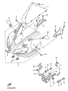 YZF-R1 Обтекатель 1