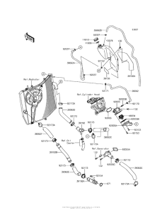 ZX1000 Патрубки охлаждения