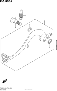 RM85 Задний тормоз