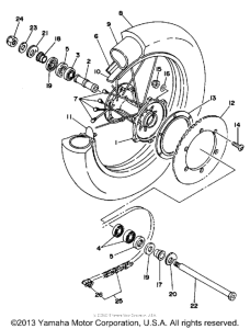 WR500ZD Переднее колесо
