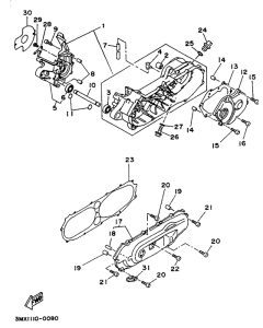CW50 Картер двигателя