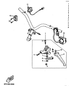 CW50RS Handle switch. lever