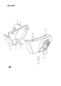 TS185 Обтекатель задний