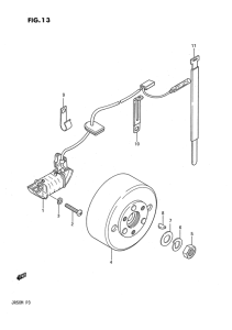 JR50 Зажигание