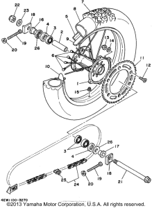  Переднее колесо