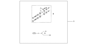 XL1000V (ABS) Att. kit heated grip