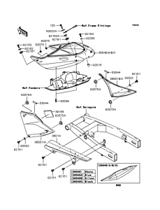 ZR750 Боковые обтекатели