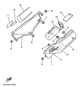 XT350 Боковые обтекатели