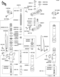 KX500 Front fork(1 / 2)