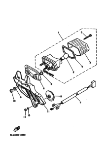 DT50LC Габаритный задний фонарь