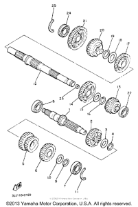 XVZ13DD Трансмиссия