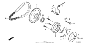 CB250 Муфта стартера