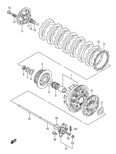 GSX600 Бендикс