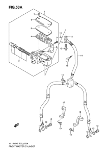 VL1500 Передний тормозной цилиндр