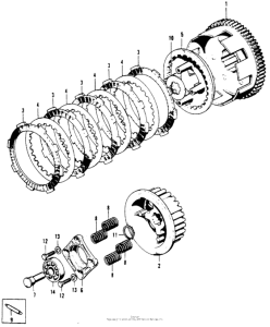 XL100 Сцепление