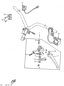 CW50RSP Handle switch. lever