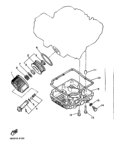 FZ600 Масляный фильтр
