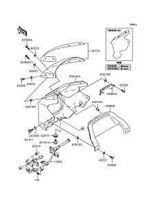 ZR400 カウリング