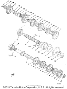 TZ250 Трансмиссия