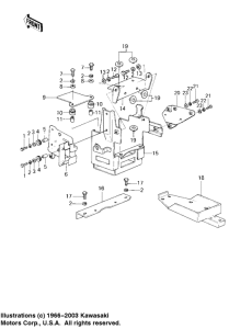 KZ1000 Battery case / electro bracket