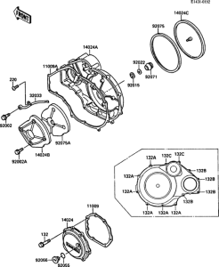 ZG1000 Крышки двигателя