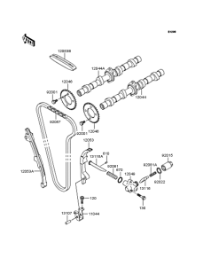 ZL400 カムシャフト / テンショナー