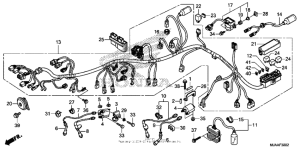 VT750RS Wire harness (3)
